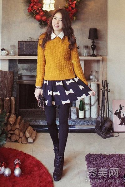 十件高领毛衣韩范儿搭配小清新