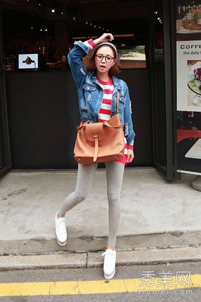 8套清新的秋装都可以搭配苗条和高挑