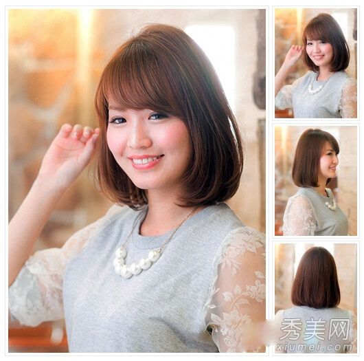 圆脸适合长发百搭16岁以上瘦脸