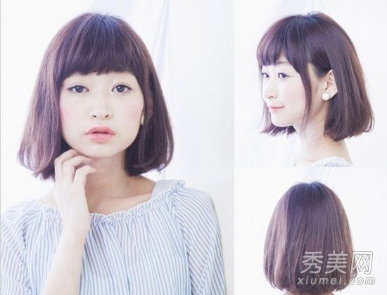 女孩的短发和直发在夏天很流行,现在更流行了。