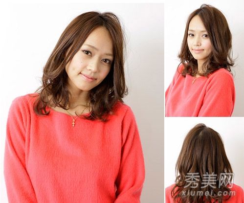 在2014年春节的16种女孩发型中，长发烫发是最受欢迎的。