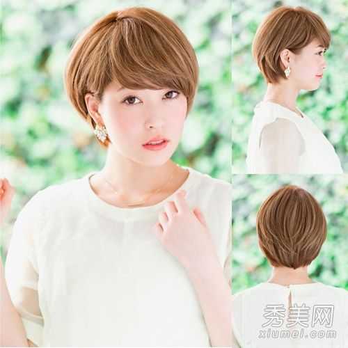 16最新流行的短发、面部化妆和瘦脸成为夏季的首选。