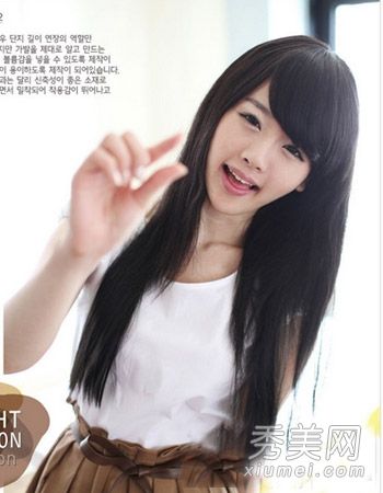 女孩时尚长发推荐小清新气质玩减肥法