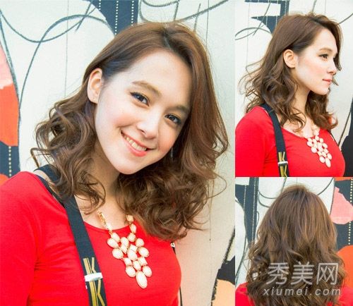 日本时尚中号长发图片微卷发时尚性感