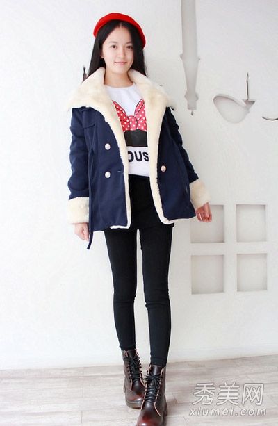 棉袄或棉衣加无底裤引领潮流