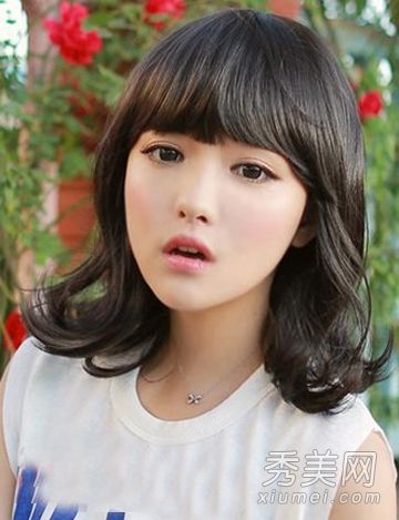 韩国MM最喜欢的卷发风格小清新风格时尚减龄