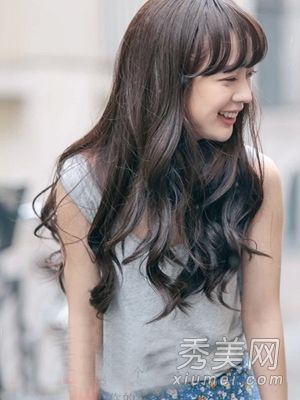 变刘海更有气质流行空气刘海发型图片