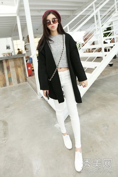 毛衣外套是8种款式中最薄的