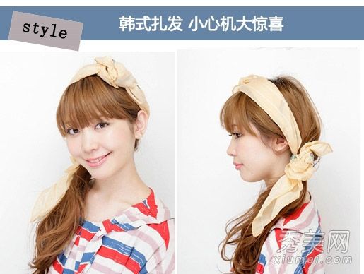2014年最新发型20大韩式领带发型甜美最受欢迎