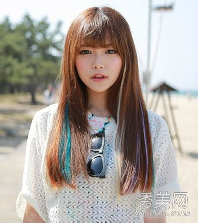 韩凡简约时尚9头长发清新甜美好呵护