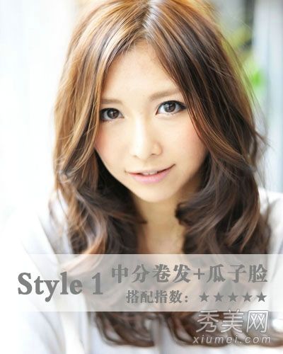 发型和脸型匹配女孩卷发的浪漫和美感