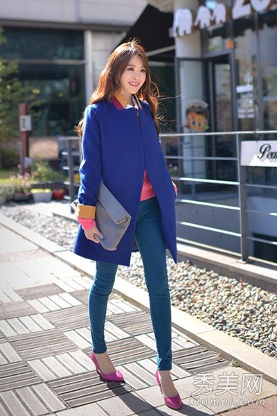 冬天如何穿紧身羊毛外套+紧身裤