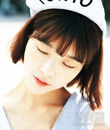 2014年最新时尚范短发短发女孩必备