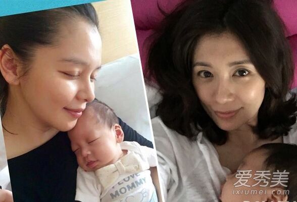 萌萌娃天团基因好明星妈妈的妆看起来很漂亮,哭了