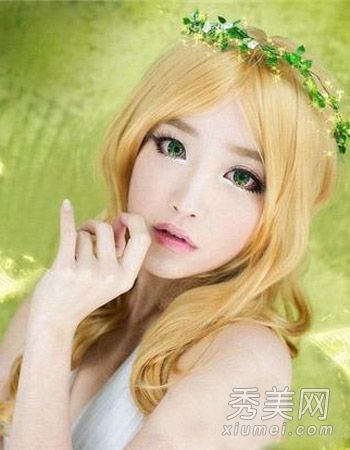 短发为发型9甜美的头发变成美丽的女孩在萌萌