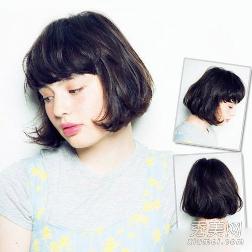 齐肩烫发什么发型好看16短头发甜美时尚