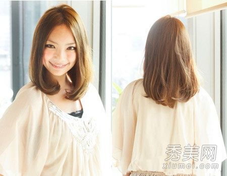 没有刘海和女人味的8款发型是最流行的分体发型