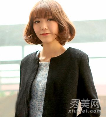 2014流行女孩短发清新美丽