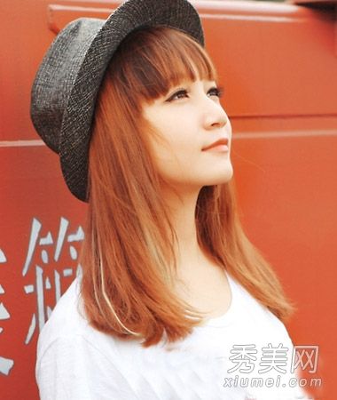 如何让刘海看起来好看?9刘海修剪起来更甜美。