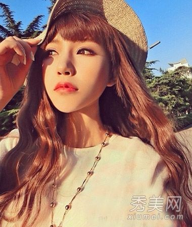 2014韩式流行长卷发小清新气质超甜美