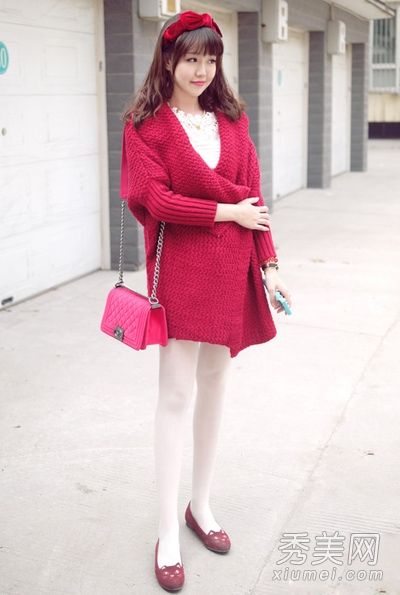 百搭针织衫配裙子或裤子都有