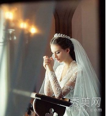 简约就是优雅2014欧美风格高端新娘发型推荐