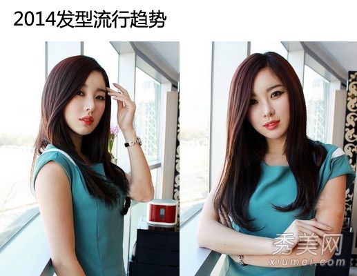 2014年,有16根新卷发的女孩发型最受欢迎。