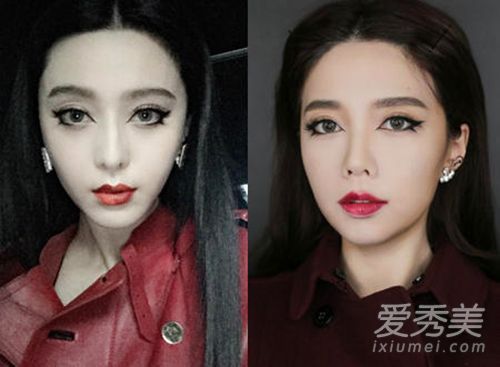 范冰冰化妆模仿:美容化妆博在未来士兵化妆展示中扮演主角