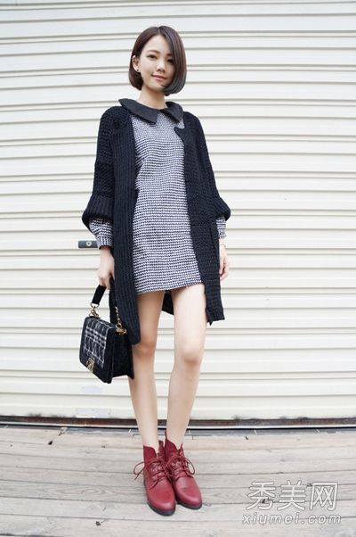 晚秋老年保暖潮外套