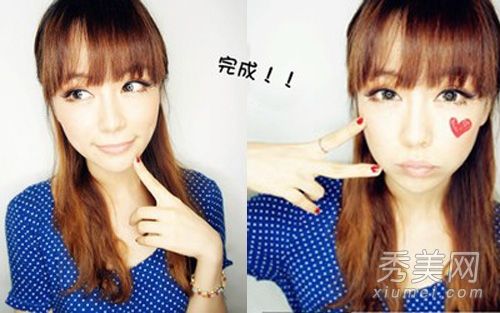 如何画日本大眼睛化妆入门教程