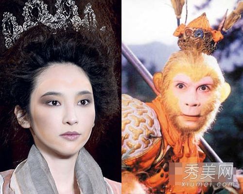 孙悟空“心形脸”成为t台化妆品新宠