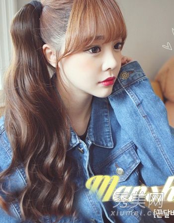 如何绑长发和蛋卷?9颗甜蜜的心