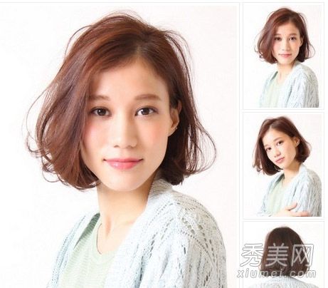 春夏清新短发展现时尚染发剂气质干练