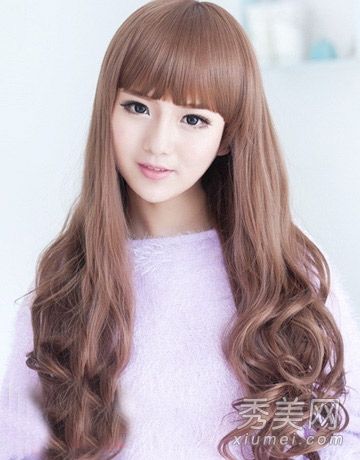 9最新韩版波浪卷发长卷发优雅女人味