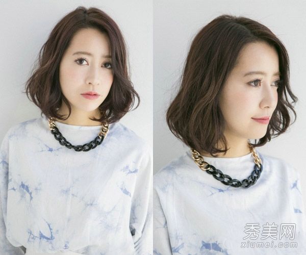 2014年改变发型的首选是16根新鲜的中短发,这很受欢迎。