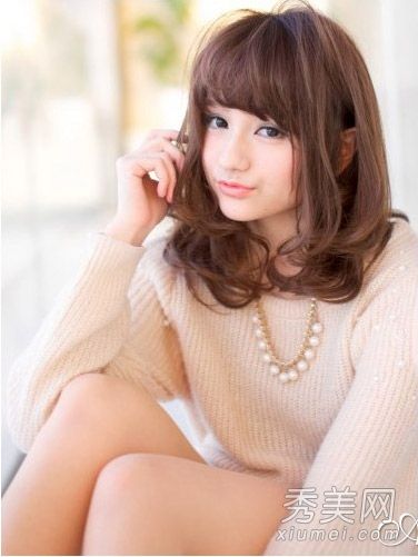 2014年最新流行卷发空空气敏感烫发甜美减龄