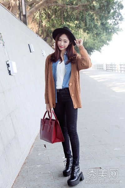 冬季服装搭配图片8穿保暖又时尚