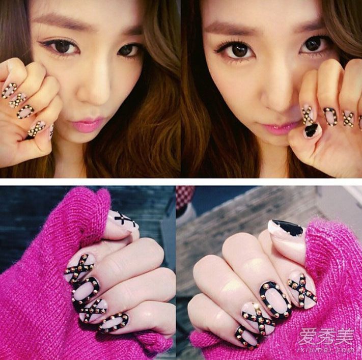 青少年美甲图片蒂芙尼每周更换两次美甲