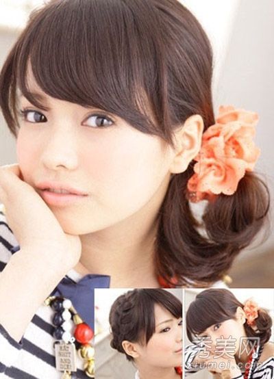 夏天，女孩简单清爽的发型最受欢迎。