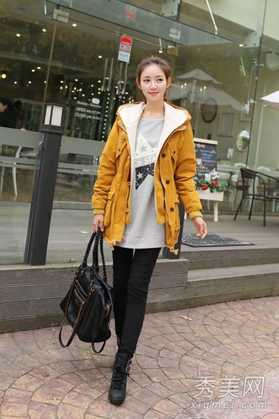 冬季服装时尚搭配时尚棉袄打造好气质