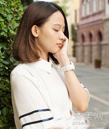 如何让短发看起来更好9烫发气质OL最爱