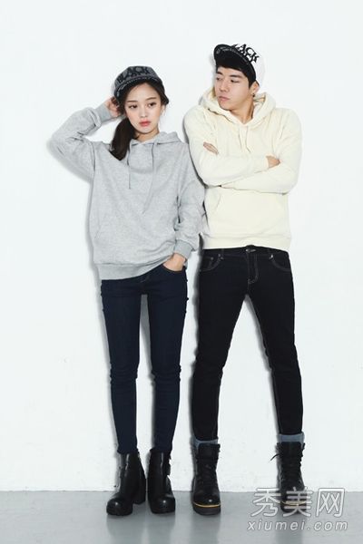 光棍节是一场高调的爱情秀。韩帆的配套服装在初冬时就很相配。