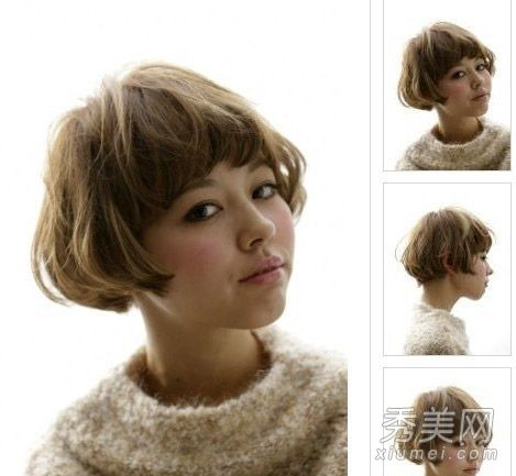 2014齐尔短卷发流行发型展现OL干练气质