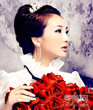 2014年韩国新娘发型图片简单美丽