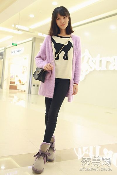 毛衣外套款式新颖，搭配8种款式