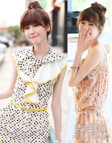 2014年漂亮女孩发型推荐丸红成为春夏新宠