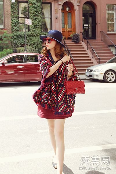 呛口辣椒最新街拍秋装混搭秀名媛粉丝