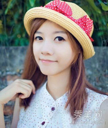 清纯的美必须是清新的齐肩长发时尚优雅的时尚