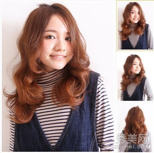卷发看起来比直发好。推荐春季流行卷发。