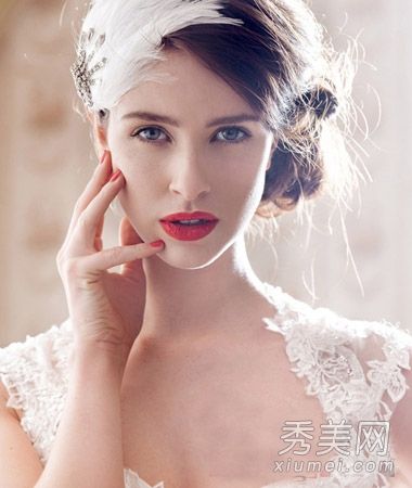 春季新娘子发型设计;准新娘爱气质